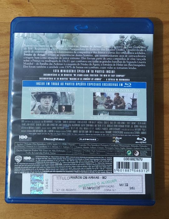 Banda of Brothers (Irmãos de Armas) Blu-ray