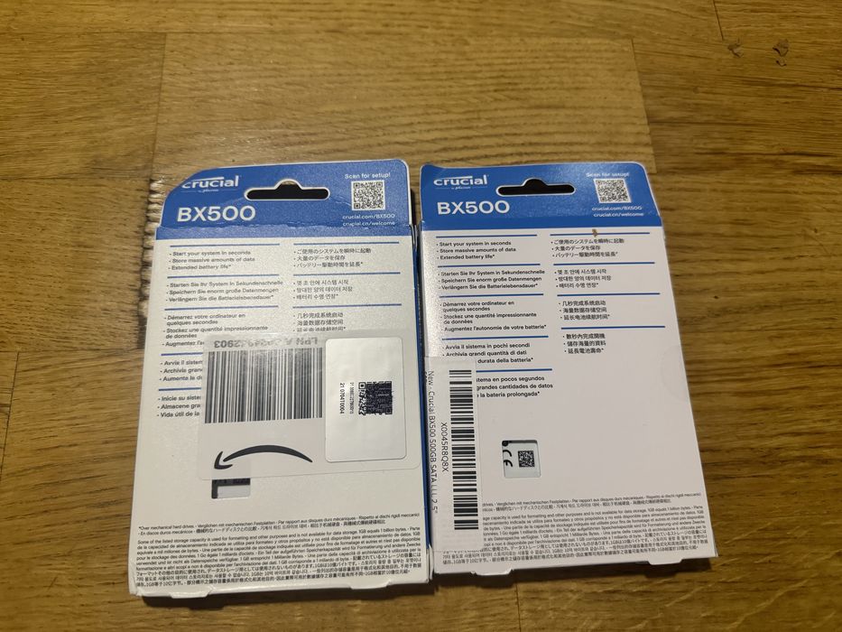 SSD диск Crucial 500GB нові