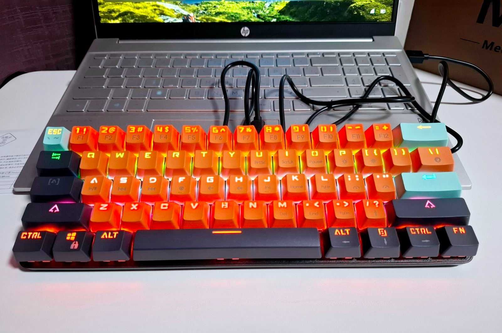 Нова механічна ігрова клавіатура MUCAI MKA610B RGB Red Switch Hot Swap
