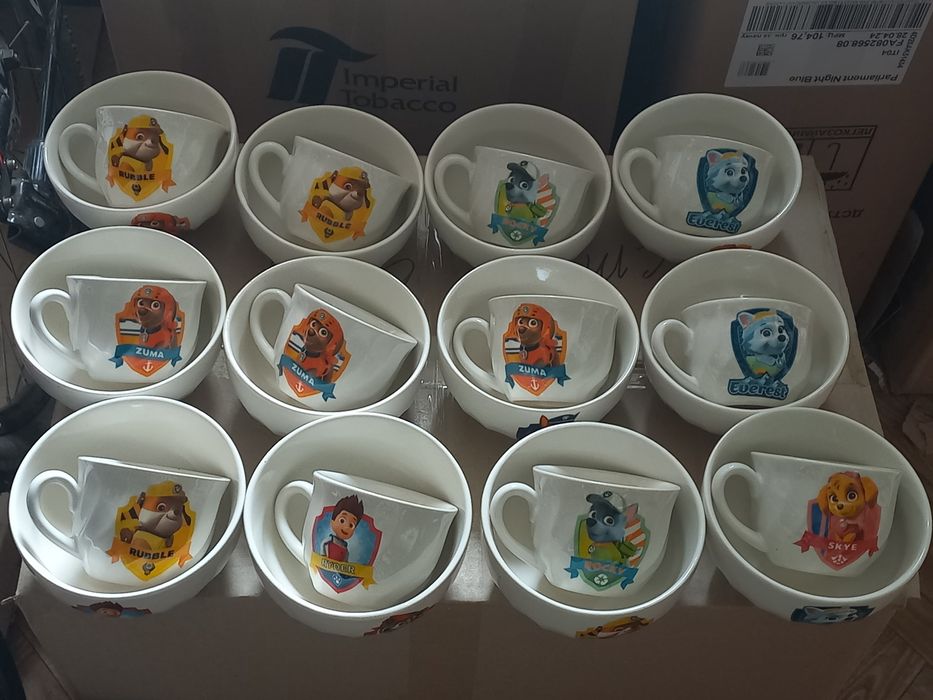 Чашки і посуд для садочків і шкіл гуртом від виробника.