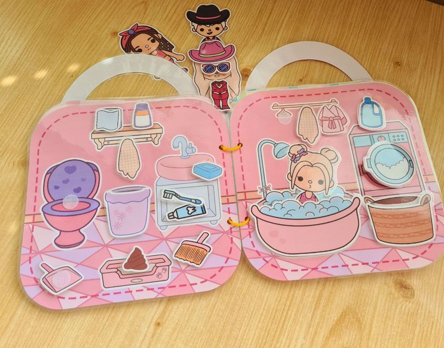 Книга Тока бока барбі, гра на липучках