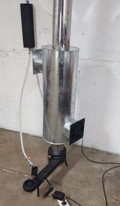 5-30кВт! Горелка на отработке в Печь Буржуйку