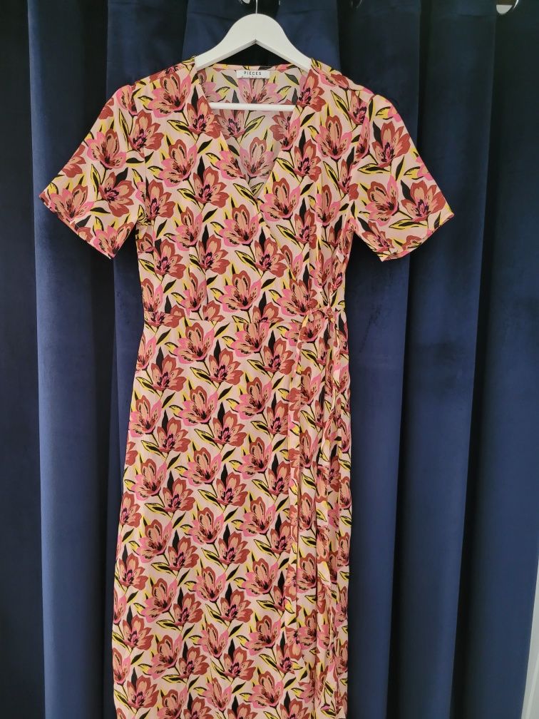 Sukienka maxi kwiaty