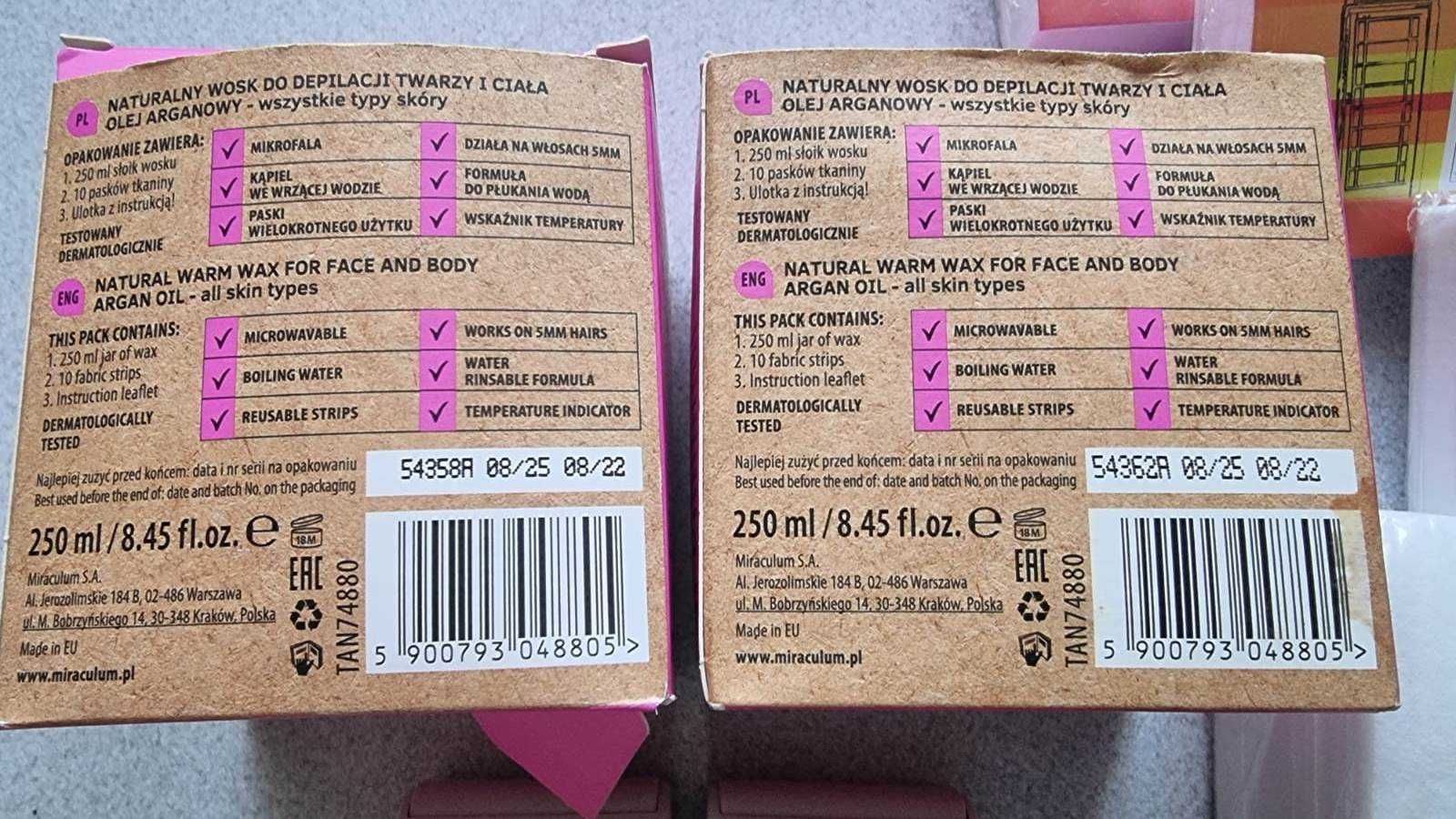 Podgrzewacz wosk do depilacji w rolce wosk naturalny paski zestaw