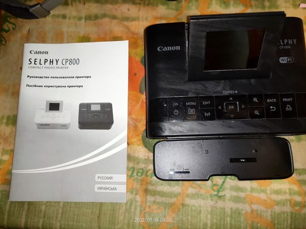 Продам фото принтер canon SELPHY CP-800