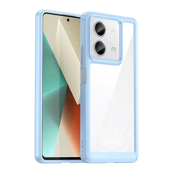 Etui Outer Space Case z żelową ramką do Xiaomi Redmi Note 13/5G - nieb