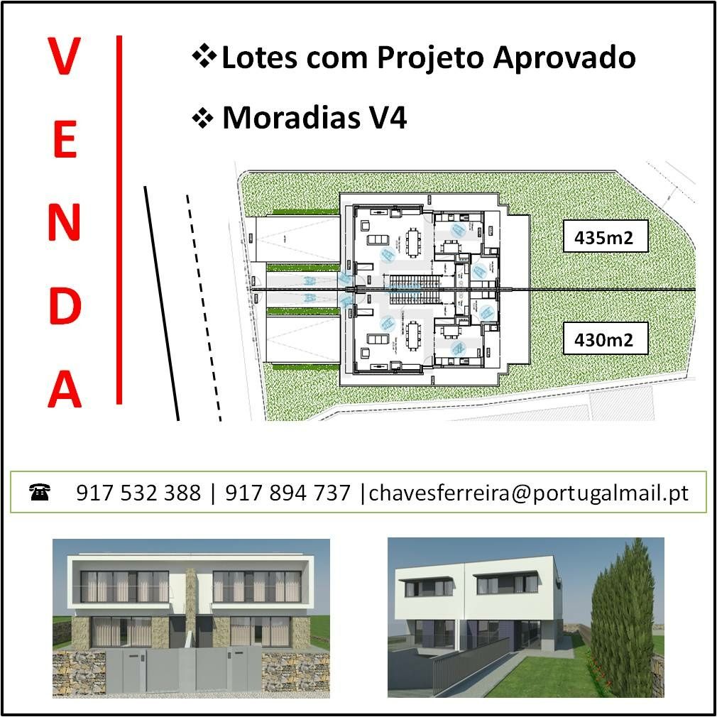 Lotes para construção: projeto aprovado