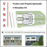 Lotes para construção: projeto aprovado