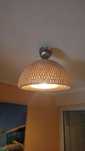 Lampa wisząca Boja IKEA wiklinowa jasna