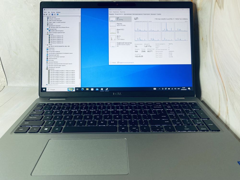 ‼️IrisXe Graphics‼️Dell Latitude 5520 15.6ʼFHD ips i7-1185G7 16/256