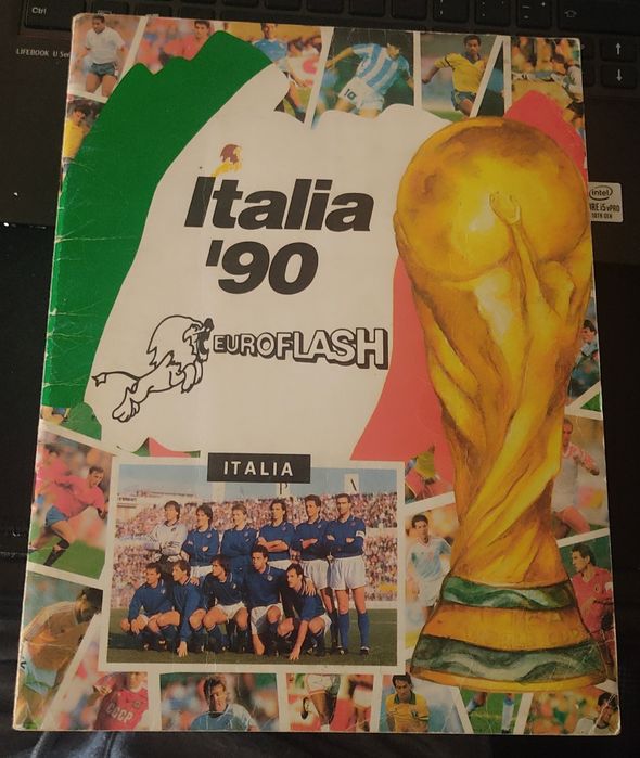 Caderneta de futebol - Italia 90