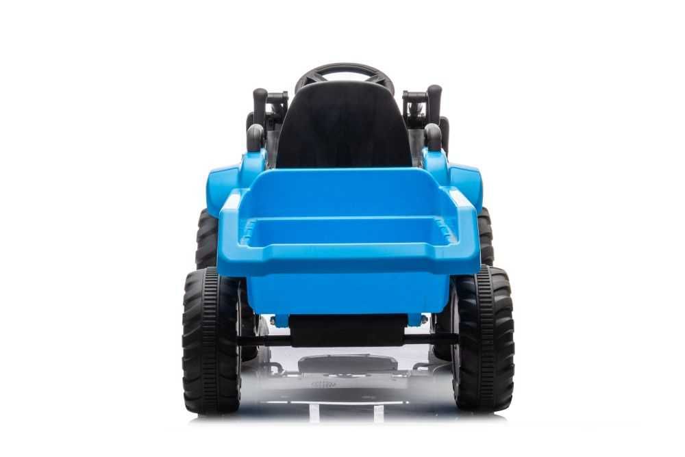 Autko TRAKTOR Z ŁYŻKĄ I PRZYCZEPĄ na akumulator pojazd jeździk dzieci