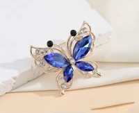 Kolorowe motyl Rhinestone Butterfly