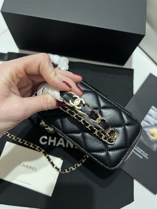 Сумка Chanel Lambskin Vanity Шанель премиум