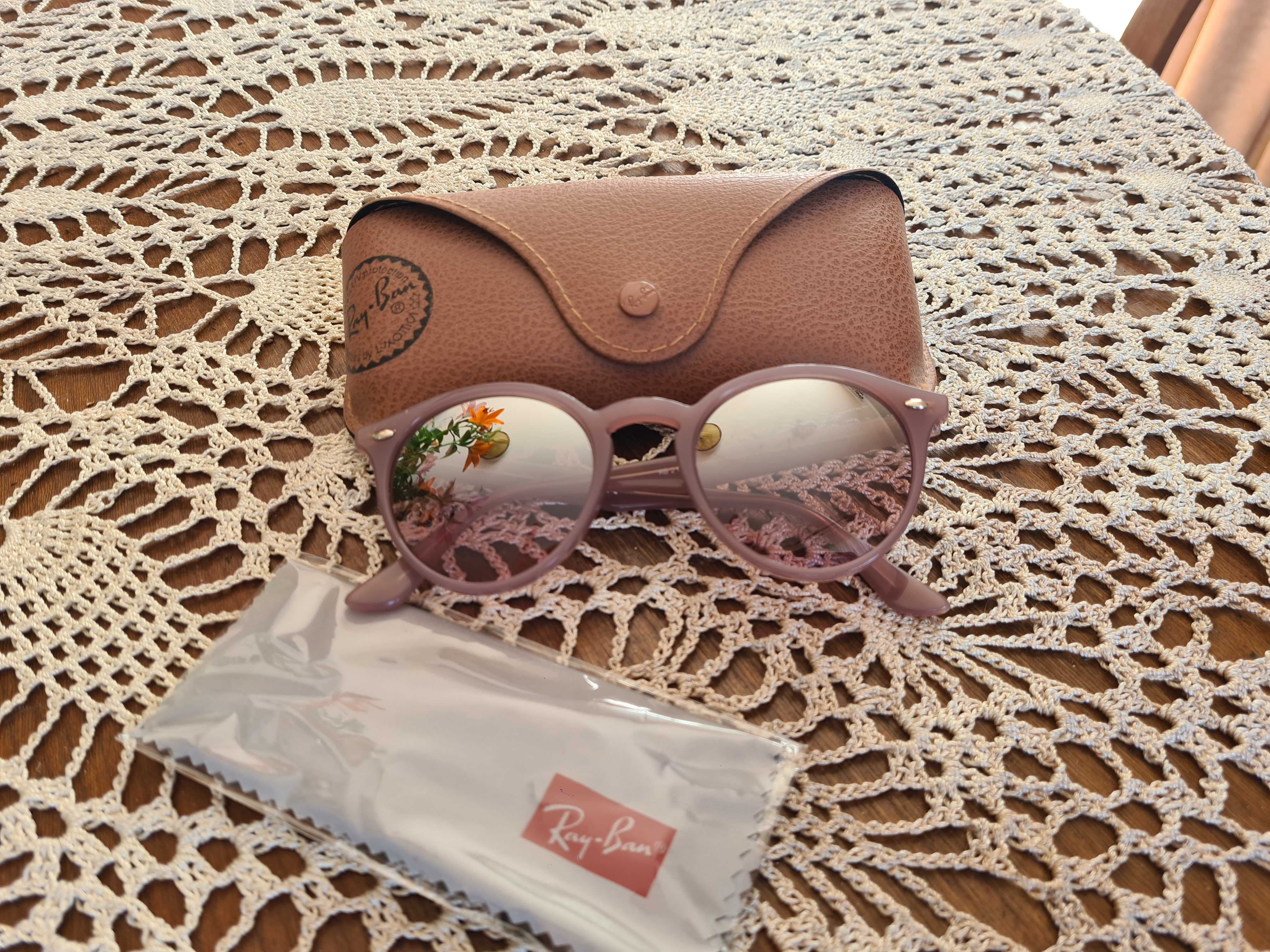 Okulary rayban RB 2180 różowe