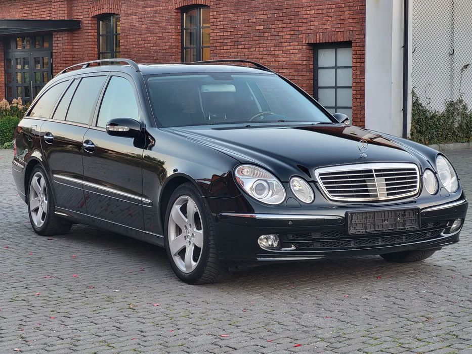 Mercedes-Benz Klasa E E500 *223.000km* MELANITSCHWARZ avantgarde distronic bluetooth