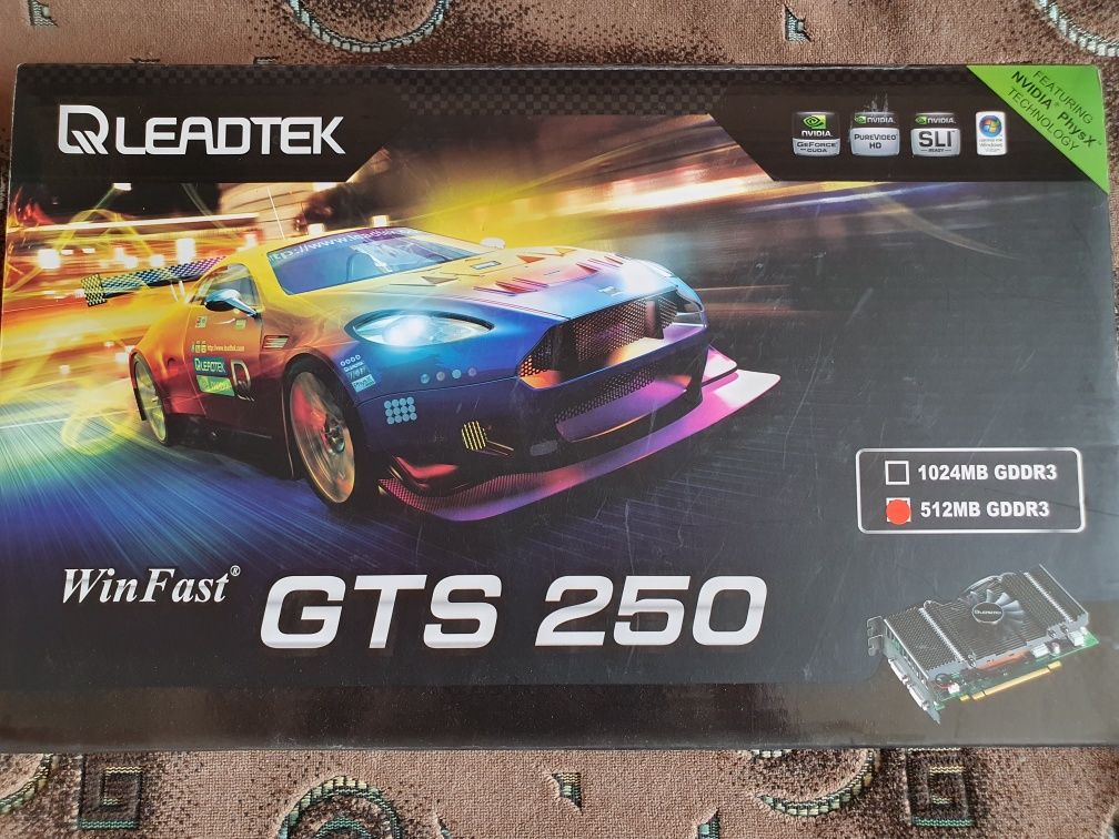 Відеокарта Leadtek WinFast gts 250 v2 512Mb