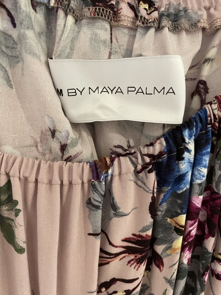 Sukienka M by Maya Palma kwiaty falbanki pasek