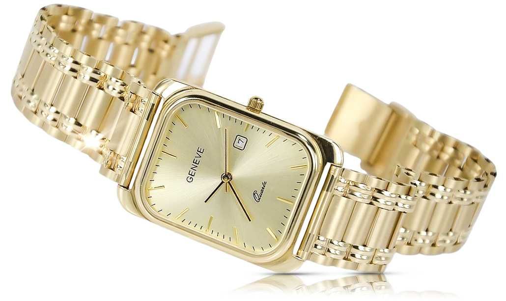 Złoty zegarek męski 14k 585 Geneve mw001y&mbw009y Poznań biżuteria