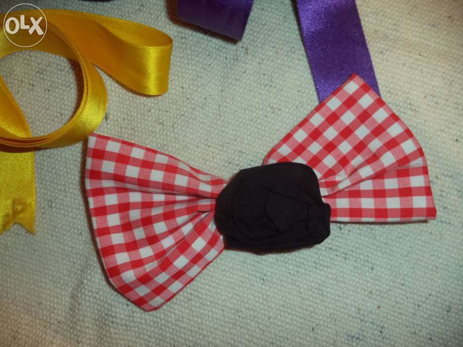 Conjunto de lacinho e fitas de cetim para costura
