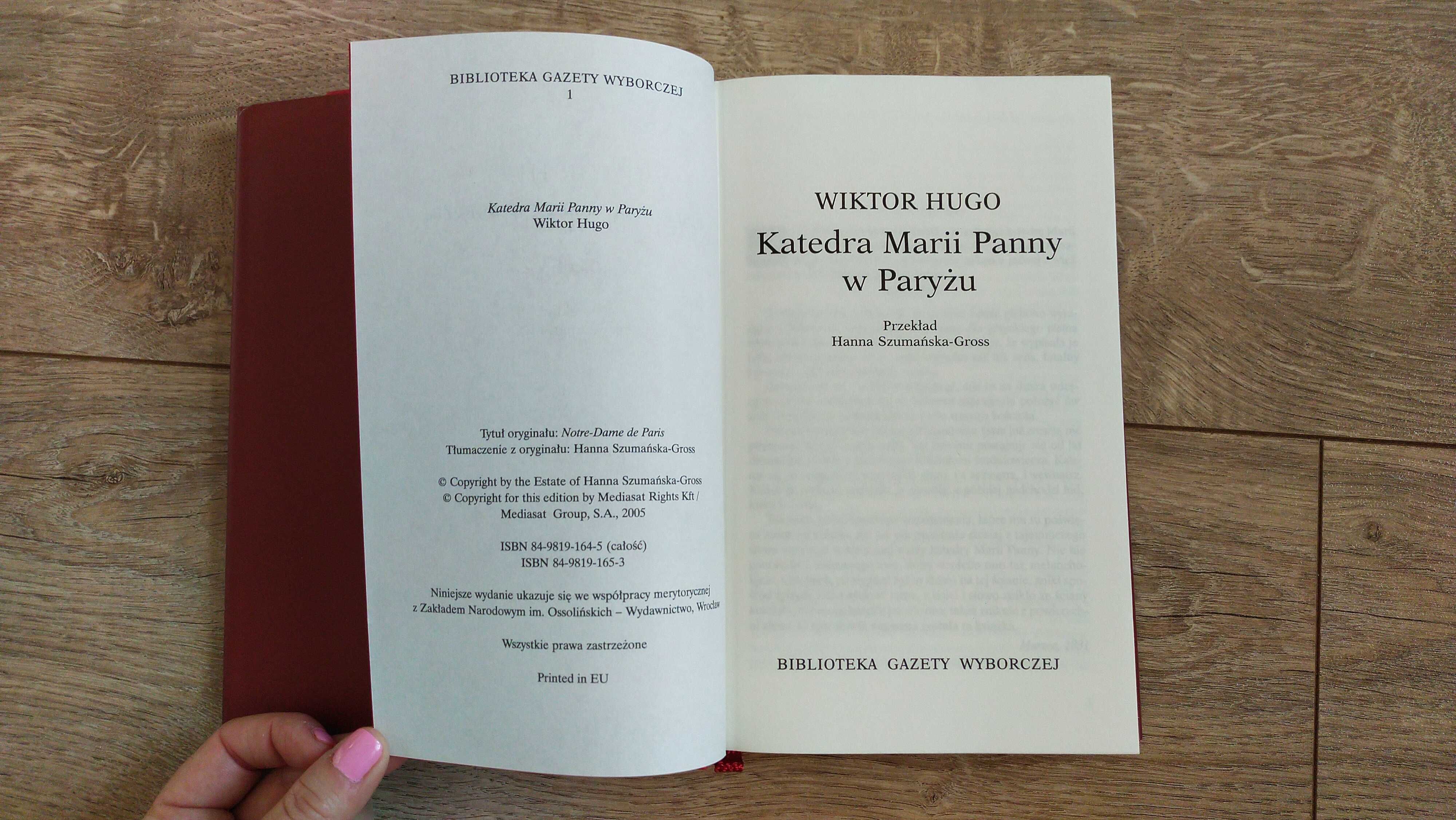 Biblioteka Gazety Wyborczej / W. Hugo / Katedra Marii Panny w Paryżu