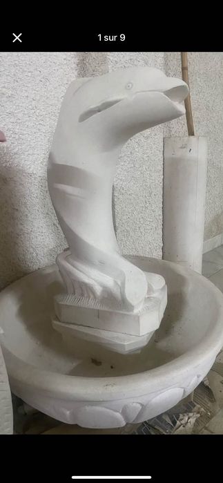 Fonte em pedra para jardim