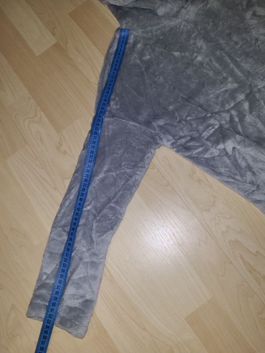 Піжамна кофта  плюшева з вушками вільного крою