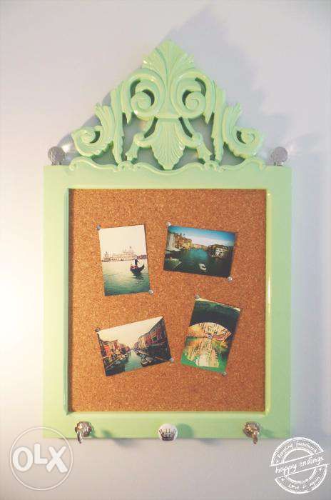 Quadro Vintage Cortiça Cabide