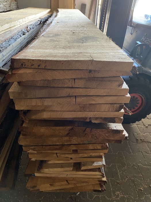 Tarcica dębowa sucha 28/52 mm bale deski