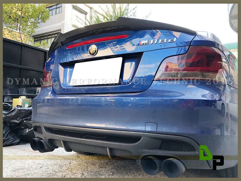 LIP SPOILER AILERON PALA ABA LÂMINA AVENTAL LÁBIO BMW SÉRIE 1 E82 E88 LOOK M4 CS GTS M PERFORMANCE AC SCHNITZER