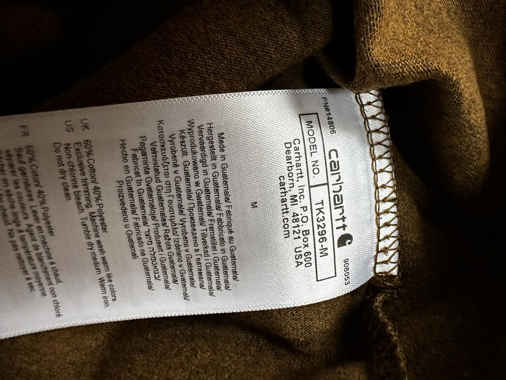 Koszulka carhartt brown M nowa pocket