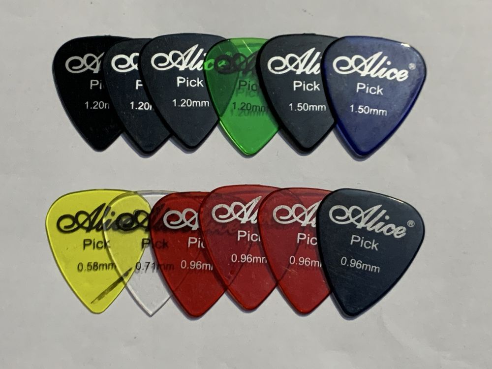 Медіатори Alice Pick Clear (глянцеві, 10 шт)