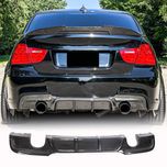 Диффузор BMW E90 накладка бампера губа на задний бампер бмв е90 дифф