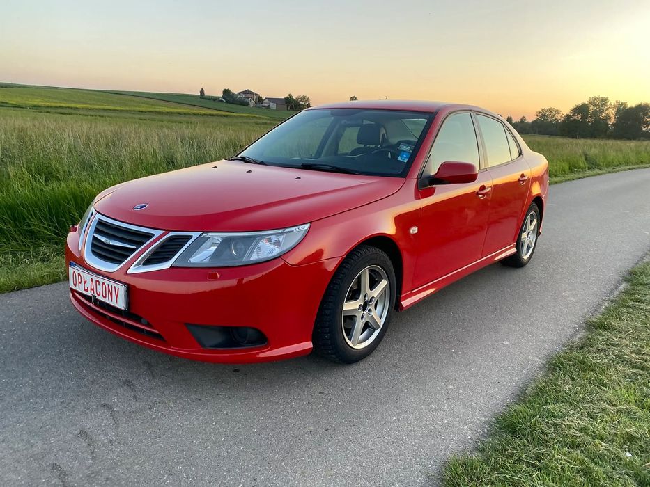 Saab 9-3 **Lift **2008 rok** Benzyna 150km**Piękna Czerwień***Zarejestrowany**