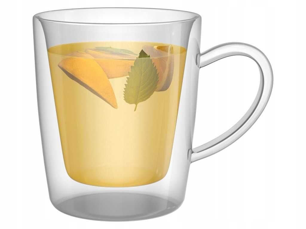 Komplet 2 szklanek termicznych do herbaty 285 ml