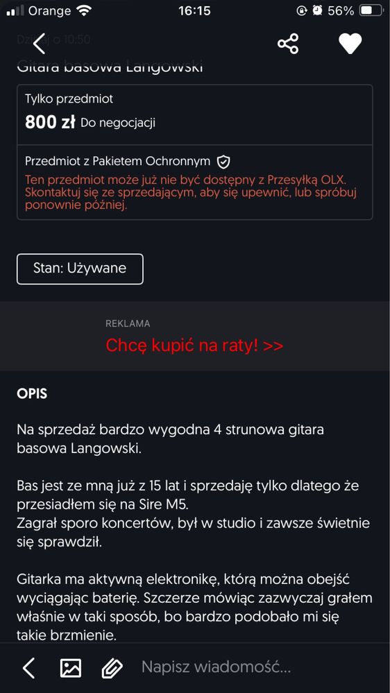 Nowy Gitarowy Zestaw do whisky froster prezent okazja
