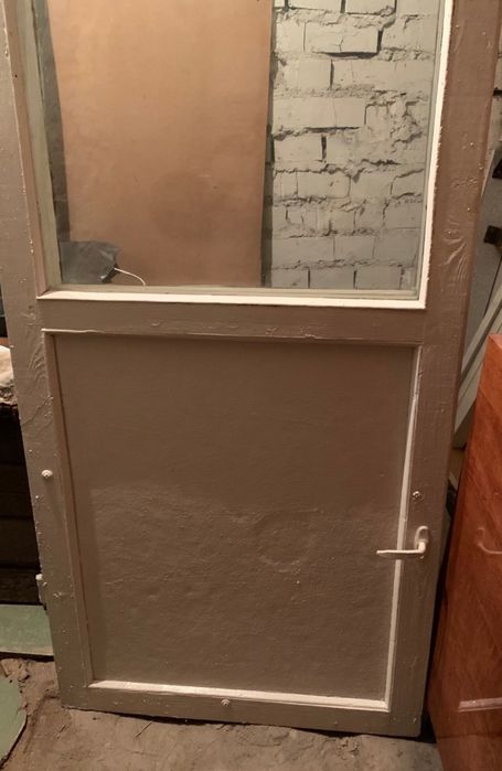 Двері дерев'яні балконні