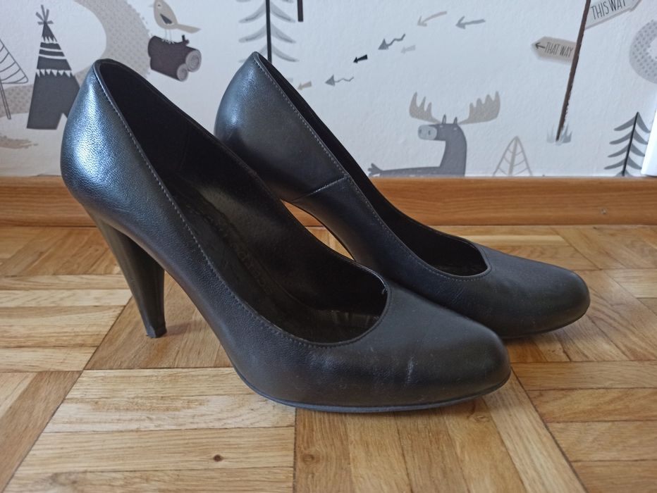 Buty damskie czółenka Ryłko 37 obcas