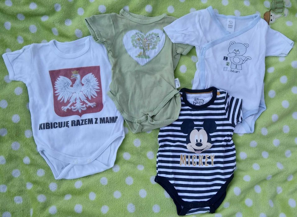 27szt ubrań body George krótki długi rękaw pajace komplet H&M rampers