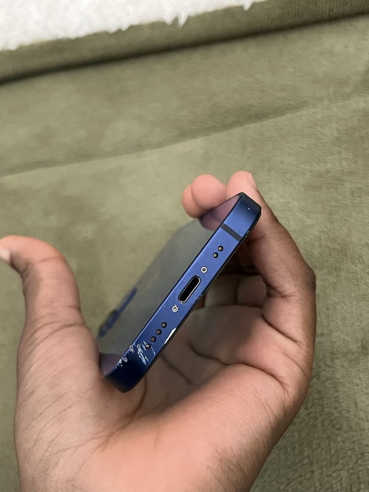 Iphone 12 mini azul marinho com capas