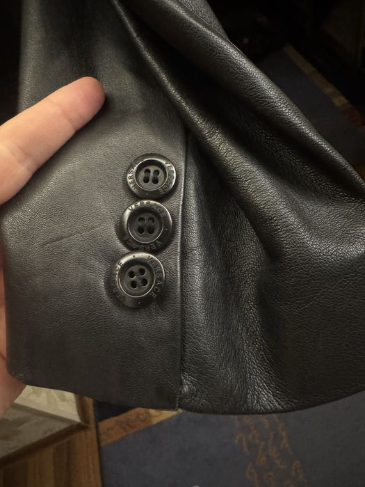 Пиджак натуральная кожа Versace