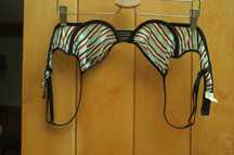biustonosz Calvin Klein 36B 80B lekki kolorowy w paseczki letni