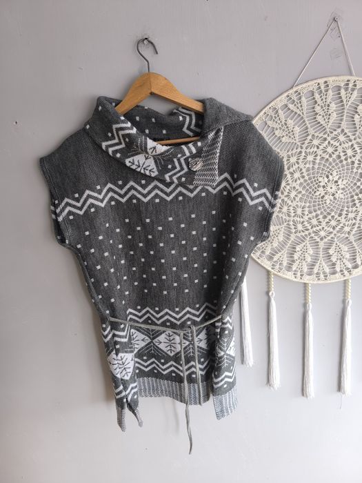 Swetr zimowy M/L oversiaz