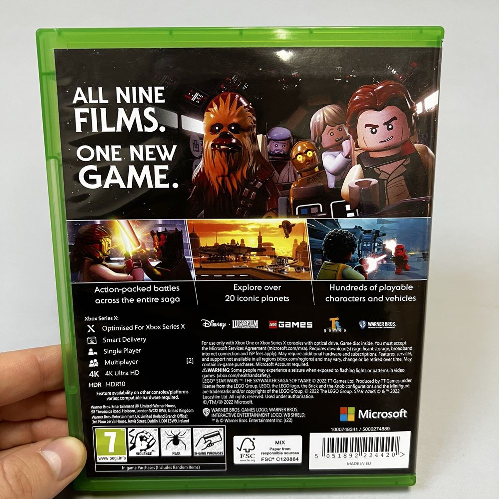 Игра диск LEGO Star Wars The Skywalker Saga XBOX Series X | ONE лего