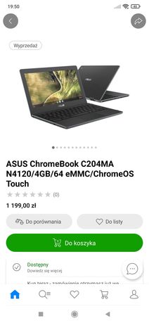 Nowy Laptop Asus C204MA-GJ0455 11,6 " Intel Celeron N 4 GB / 64 GB