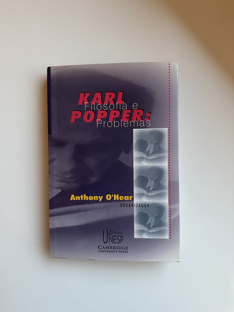 Livro Filosofia e Problemas Karl Popper