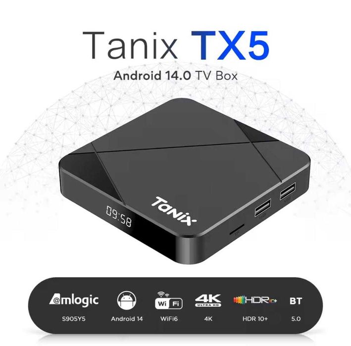Smart TV box Tanix TX5 S905Y5 4/32 W2 S905W2  2/16 4/32 тв приставка