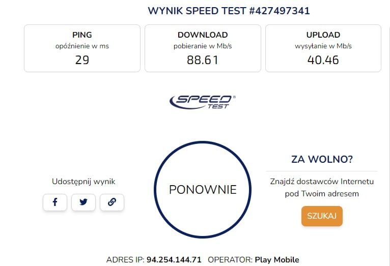 ZTE MF258 zewnętrzny modem LTE z routerem WiFi