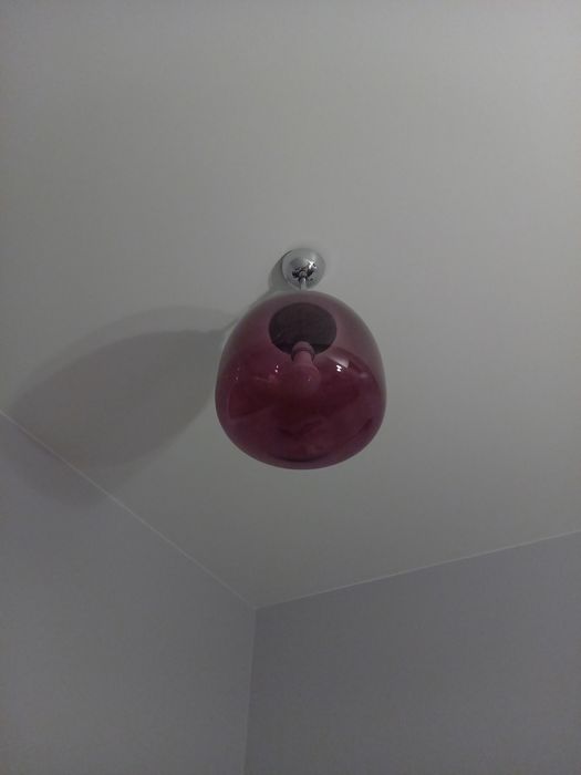 Lampa wisząca sufitowa szklana