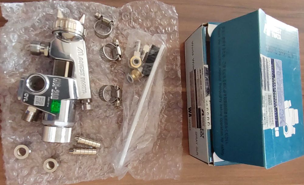 Automatyczny pistolet lakierniczy Anest Iwata WA200 152P K2 + części !
